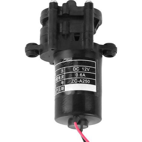 12V DC ZC-A250 Selbstansaugende, korrosionsbeständige Mikro-Gleichstrom-Wasserpumpe (1/5)