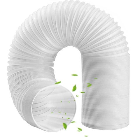 Tuyau de climatiseur portable Tube D'D'Air Sur Pied  Tuyau Ventilation Climatiseur Convient Pour Fenêtres, Portes Coulissantes, Patio, Garage, Camping-Car, Extérieur, Traversée (1/5)