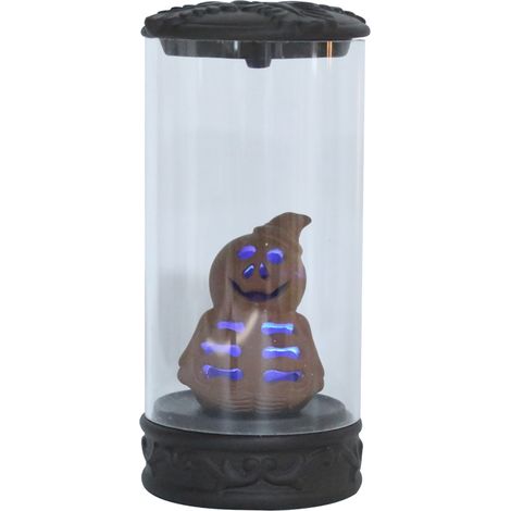 Brûleur d'encens délicat avec lumière LED colorée - Décoration artisanale pour maison, bureau et yoga