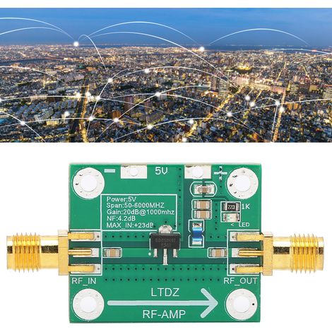 Module amplificateur RF, gain de 20 dB, 50-6000 MHz, SBB5089 (1/5)
