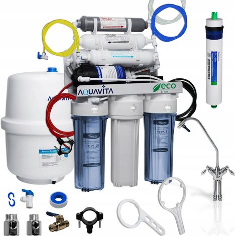Osmoseur domestique 7 étapes de filtration RO7 BIO AVEC POMPE (1/5)