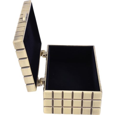 Rectangular Jewelry Box with Lining (Bronze) (1/5)