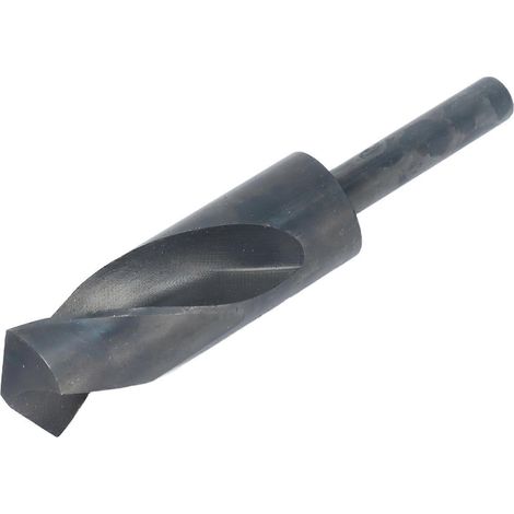 Foret hélicoïdal de 30 mm en acier rapide, angle de pointe de 118 degrés, avec queue cylindrique de 1/2 pouce. (1/5)