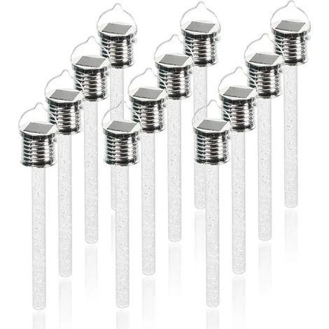Lampe suspension solaire de 19 cm ensemble de 12 lampes solaires colores LED lampadaires dcoratifs de jardin YYV (1/4)