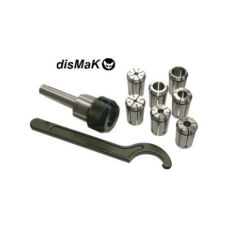 Juego de pinzas con portapinzas MT 2 / M10 / ER 25 OPTIMUM