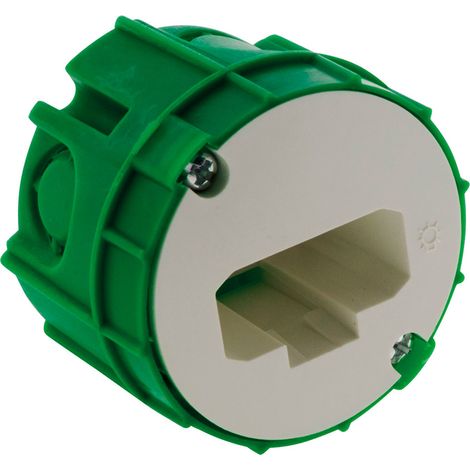 Zenitech – Boîte DCL applique murs pleins Ø54mm – Pour murs pleins placo – Profondeur 40mm – Norme CE – Boîte de luminaire DCL (1/4)