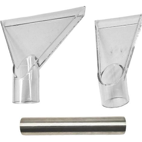 Lot de 3 pièces pour nettoyeur de tapis à tête pivotante, embout d'aspirateur transparent de 38 mm, compatible avec les aspirateurs eau et poussière. (1/5)