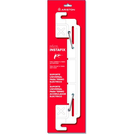 Ariston Instafix, Soporte Universal para termos electricos, Color Blanco