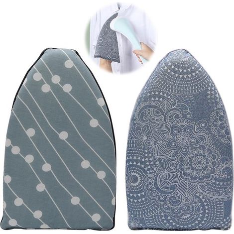 Juego de 2 guantes resistentes al calor para planchar y vaporizar prendas. (1/5)
