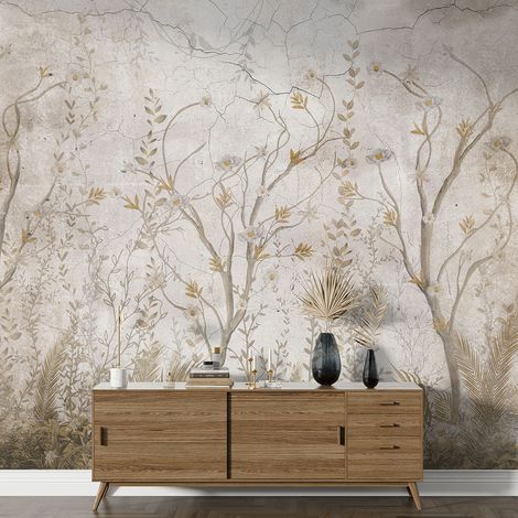 Papier peint panoramique - Plantes sauvages - 130 cm x 106 cm (1/3)