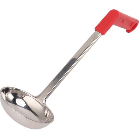 Louche en Acier Inoxydable Anti-Brûlure, Manche Courbé Multifonction pour Cuisine Maison, Capacité 80ML (1/5)