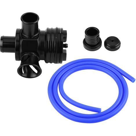KIMISS Valve de purge Turbo Diverter Turbo BOV Valve de desserrage pour moteur 1.8T 2.7T, noir (1/5)