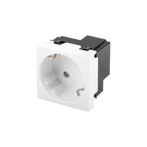 Lanberg AC-4545SW-F-W toma de corriente Tipo F Blanco (1/4)
