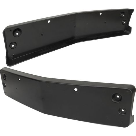 Support de plaque d'immatriculation pour pare-chocs avant Compatible Benz Classe C W204 AMG C63 2011-2014 Matériau PP Taille 525 x 123 mm (1/5)