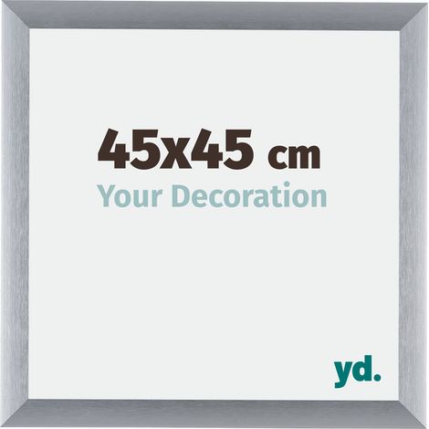 Your Decoration - 45x45 cm - Cadres Photos en Aluminium Avec acrylique - Anti-Reflet - Excellente Qualité - Argent Brossé - Cadre Decoration Murale - Tucson. (1/5)