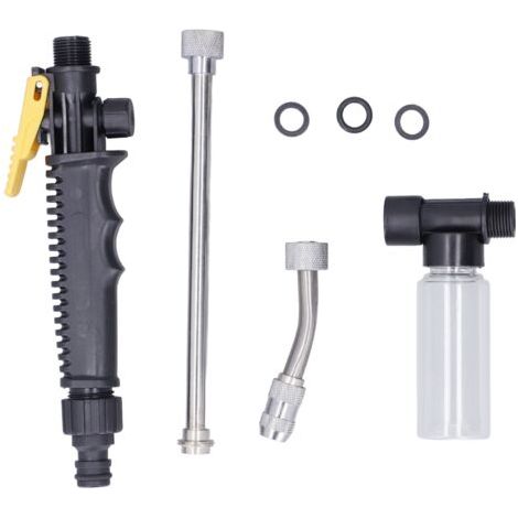 QORVA-Nettoyeur à jet haute pression, pulvérisateur d'eau en mousse réglable et amovible, pour l'arrosage du jardin et le lavage de voiture
