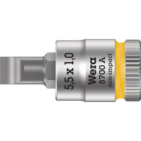 WERA 8700 AFL WERA 1/4» Punta destornillador ranurado 1,0x5,5x28mm (1/4)