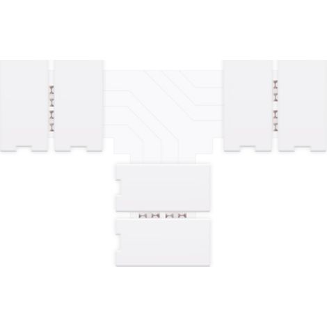 IluminaShop - Conector Rapido Tipo T Tira LED RGB SMD5050 12/24VDC (1/3)