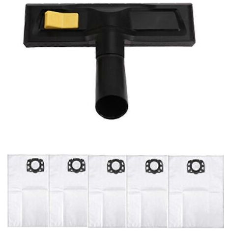 NALOOKAMIC Sac à poussière de rechange pour aspirateur Karcher WD4, WD5 et WD6 : brosse et tête de ramassage pour le nettoyage des sols. (1/4)