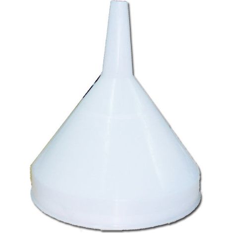 Imbuti in plastica bianca da 10 cm 1/8 litro 4738
