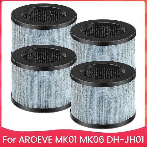 Ensemble de 4 filtres de rechange pour filtre à air des modèles MK01. MK06 et JH01 (1/5)