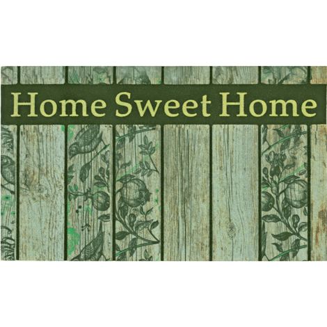 Paillasson Caoutchouc recyclé 45 x 75 cm - Sweet Home - Oiseaux (1/3)