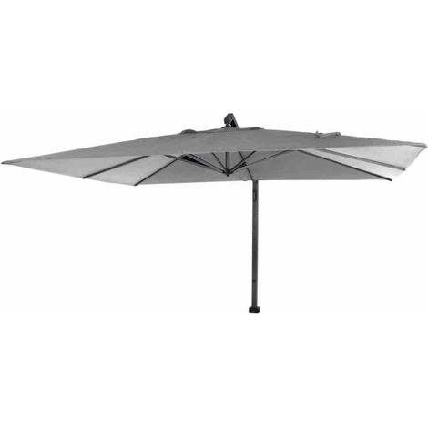 Siena Garden Stratos Ampelschirm silber/schwarz meliert 300x400cm C21116 grau meliert (1/4)