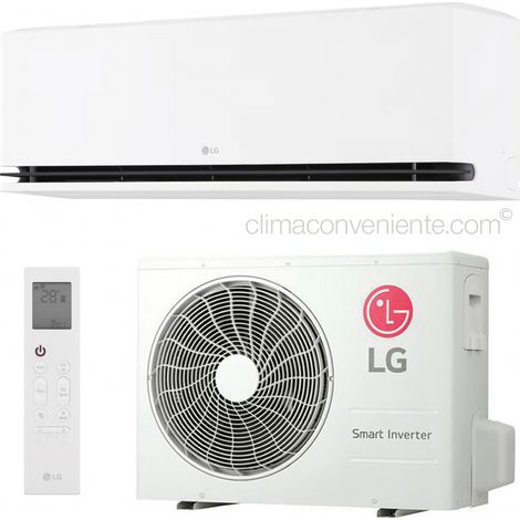 LG – Climatiseur réversible monosplit 9000 BTU – DUAL Inverter Wi-Fi R32 – A+++ – Pour pièces jusqu'à 25 m² – Filtre anti-allergie (1/5)