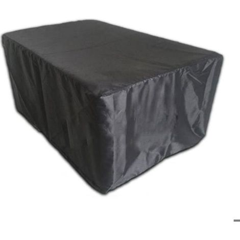 Rechteckige Outdoor-Tischhülle aus wasserdichtem Oxford-Polyester, 213 x 132 x 74 cm.