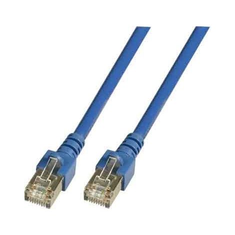 EFB-ELEKTRONIK K5459.0.5 CÂBLE DE RÉSEAU 0,5 M CAT5E SF/UTP (S-FTP) BLEU - CÂBLES DE RÉSEAU (0,5 M, CAT5E, SF/UTP (S-FTP), RJ-45 (1/3)