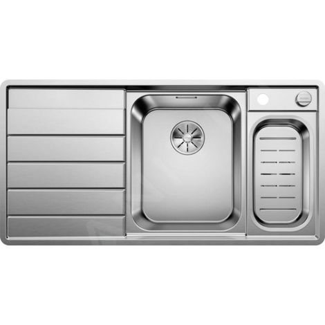 Blanco Axis III - Évier, 1000x510 mm, avec accessoires, InFino, inox 522104 (1/5)