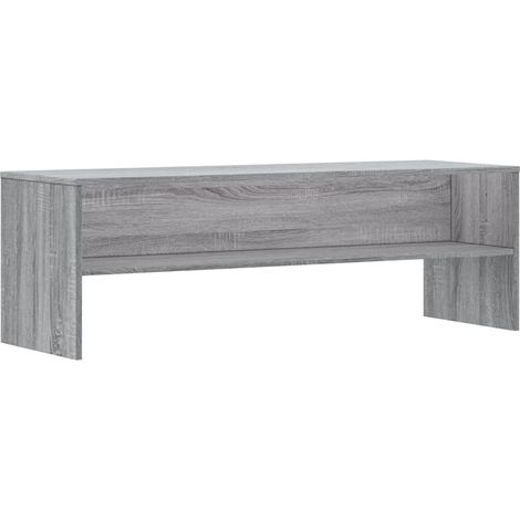 Mobile TV multimediale scaffale per televisione televisore buffet sala da pranzo soggiorno camera da letto sonoma 120 x 40 x 40 cm derivati del legno grigio 020028379