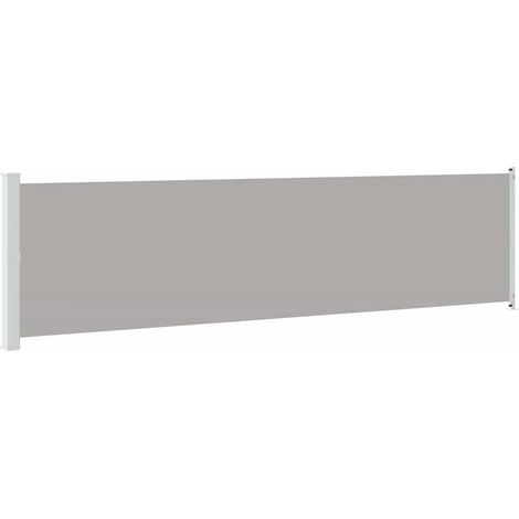 Maison Exclusive - Tenda Laterale Retrattile per Patio 600x160 cm Grigia