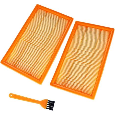Lot de 2 filtres plissés plats pour aspirateur Würth/Würthmaster Automatic ISS 35, ISS 35-S, ISS 45 M, ISS 55 M, ISS 55 S, ISS 30-L, ISS 40-M, ISS 50-L Aspirateur Filtre à air (1/5)