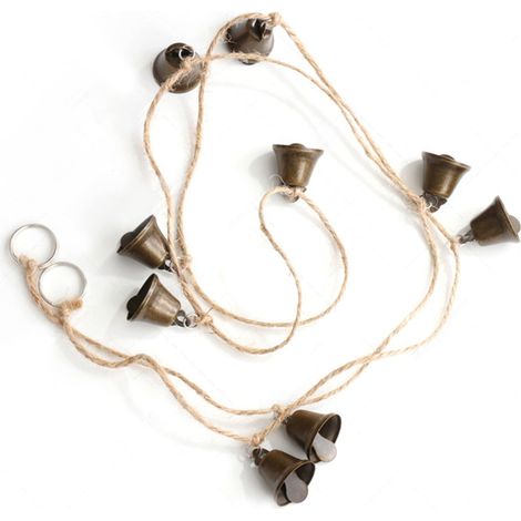 Cloche De Vache - En Fer - Style Shabby Chic - Pour Décoration Extérieure Ou Intérieure - Idéal Pour Thème Fermier Ou Campagnard - 1 Pièce (1/5)