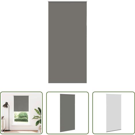 Sichtschutz -  Verdunkelungsrollo Grau 105x210cm Stoffbreite 100,7cm Polyester (1/5)