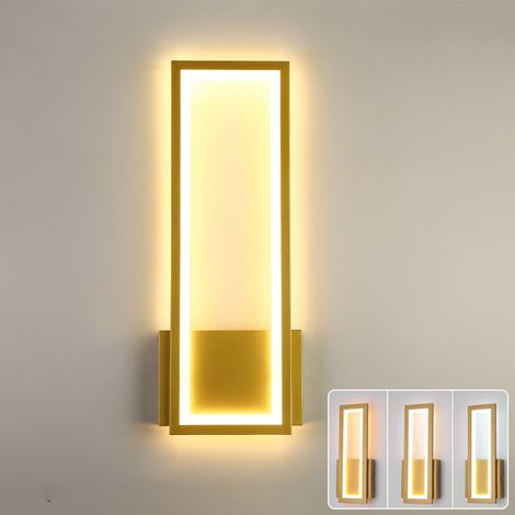 Appliques murales LED 50 cm, lampe de chevet moderne, applique murale LED, éclairage décoratif d'intérieur, 3 températures de couleur réglables (1/5)