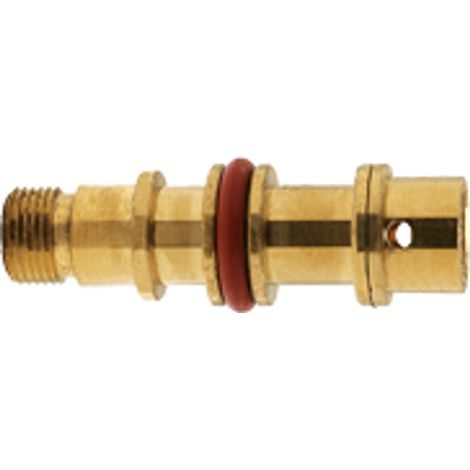 ELMAG Spannhülsengehäuse mit O-Ring, 1,6-3,2mm, L=45mm zu WIG Gasspar Gaslinse (LARGE), transparent, für SR & SRC 17/18/26 (1/2)