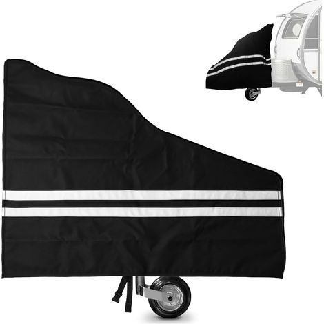 Housse de protection pour timon de remorquage de caravane, pour timon de remorque et remorque de cheval, résistante aux rayures, imperméable et résistante aux UV (B) (1/5)