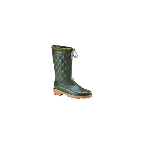 Stivali stivaletto a tronchetto in pvc n 39 verde impermeabile antipioggia (1/2)