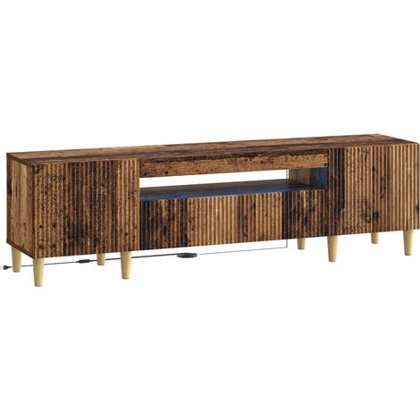 LED-TV-Schrank Altholz Holzwerkstoff vidaXL (1/5)