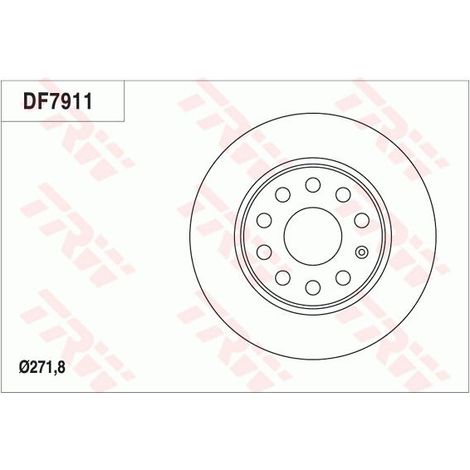 Disco HAM VW Caddy III 03 POSTERIORE S/R