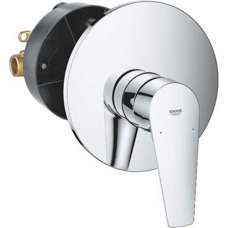 Miscelatore monocomando cromo ad incasso per doccia BAUEDGE GROHE 29078001 (1/5)