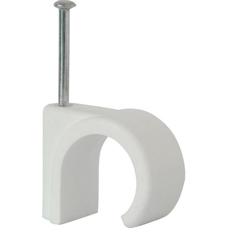 Talon 15mm White Nail In Identification Clip NCW15 Bag of 100 (1/2)