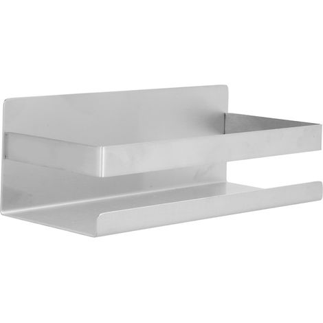 Étagère de Douche Inoxydable Anti-Rouille, Support Murale sans Perçage, Finition Brossée Étanche (1/5)