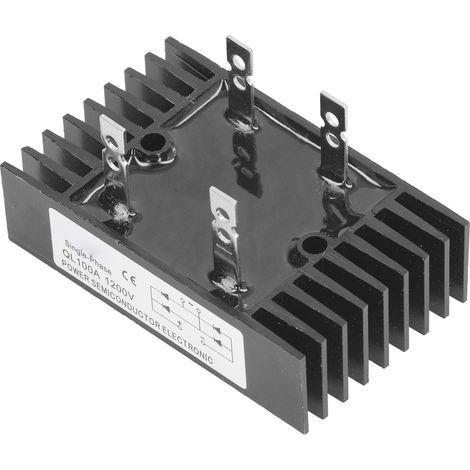 Pont redresseur triphasé 100A régulateur de tension avec radiateur, diode de puissance haute performance (1/5)