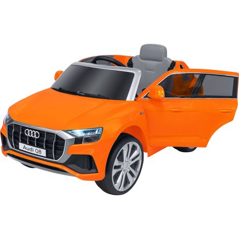 AUTO ELETTRICA AUDI Q8 DA 12V CON RADIOCOMANDO IN COLORE ARANCIONE (1/2)