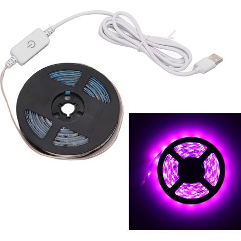 Vollspektrum-LED-Pflanzenlichtleiste mit USB-Anschluss, wasserdicht, per Berührung dimmbar, ideal für die Anzucht von Sämlingen, 5 V, 3 Meter. (1/5)