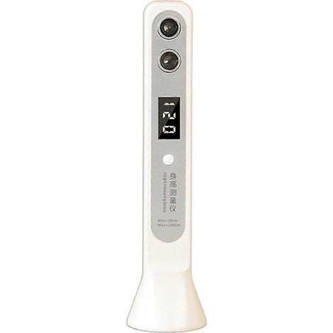 Stadiomètre ultrasonique portable rechargeable pour une mesure précise de la taille, toise numérique avec affichage LED, blanc SZRH A-VH (1/5)