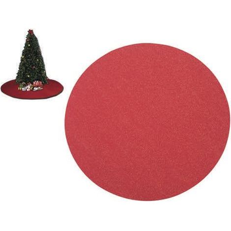 Tappetini Rondo' Sottoalbero In Polipropilene Rossi Diam. 80 Cm Conf. 5pz